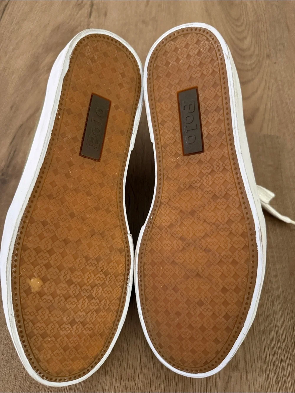 Ralph Laren Polo canvas boat shoes